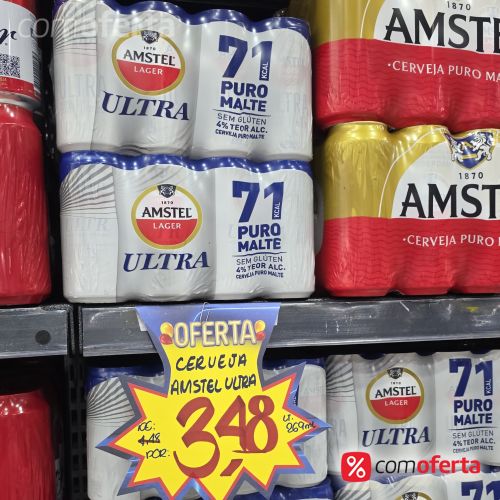 Cerveja Amstel Ultra Sem Gluten 269ml - Lata