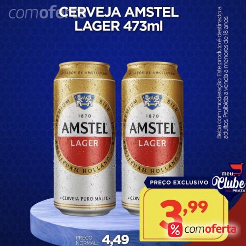 Cerveja Amstel Lager 473ml - Latão