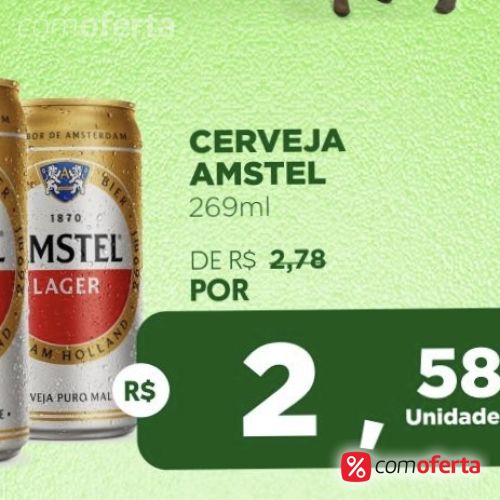 Cerveja Amstel Lager 473ml - Latão