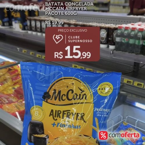 Batata Congelada Frita McCain Airfryer 600g