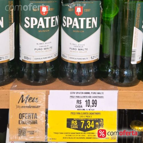 Cerveja Spaten Puro Malte Munich 600ml