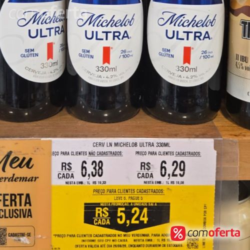 Cerveja Michelob Ultra Long Neck 330ml