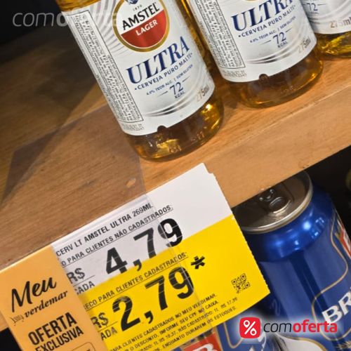Cerveja Amstel Ultra Sem Gluten 275ml - Long neck