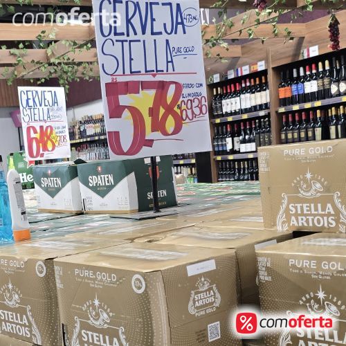 Cerveja Stella Artois Pure Gold 473ml Latão