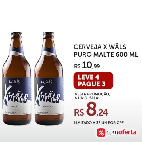 Cerveja X Wals 600ml