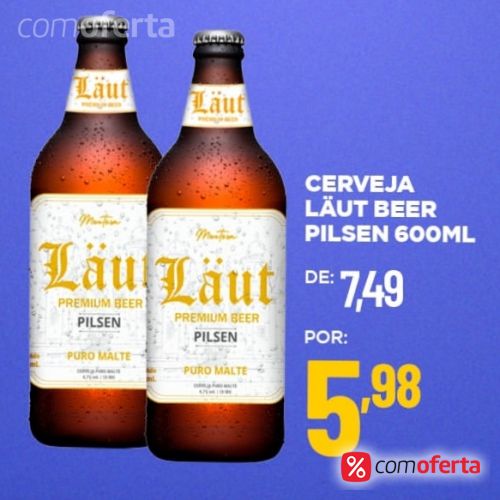 Cerveja Laut Pilsen 600ml