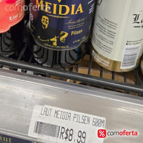 Cerveja Laut Meidia Pilsen 600ml