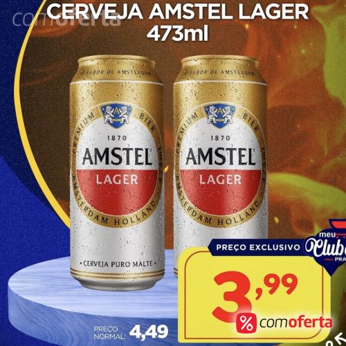 Cerveja Amstel Lager 473ml - Latão