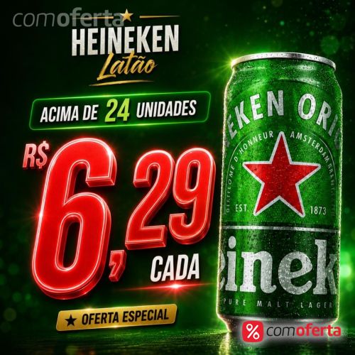 Cerveja Heineken 473ml - Latão