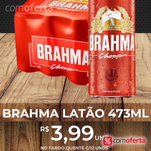 Cerveja Brahma 473ml - Latão