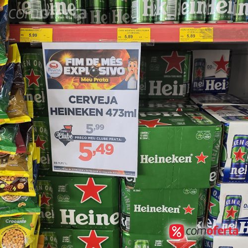 Cerveja Heineken 473ml - Latão