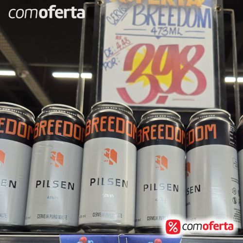 Cerveja Breedom Pilsen 473ml Latão