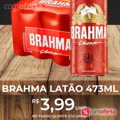 Cerveja Brahma 473ml - Latão