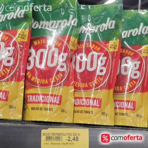 Molho De Tomate Pomarola 300g