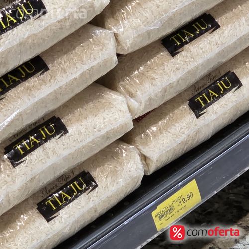 Arroz Branco Tia Jú Tipo 1 - 5kg