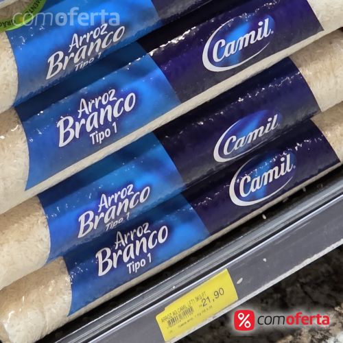 Arroz Branco Camil Tipo 1- 5kg