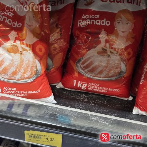 Açúcar Refinado Guarani 1kg