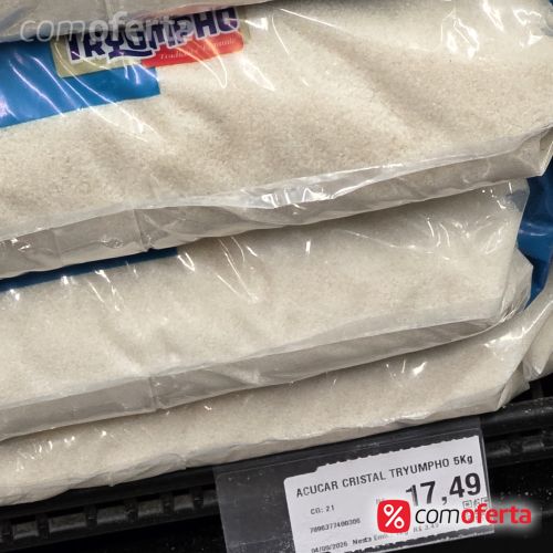 Açúcar Cristal Tryumpho 5kg