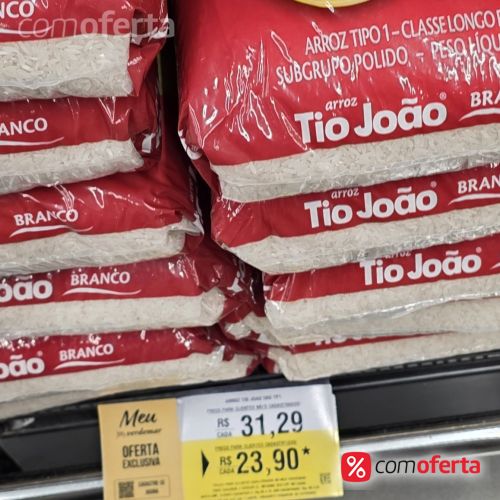 Arroz Branco Tio João Tipo 1 - 5kg