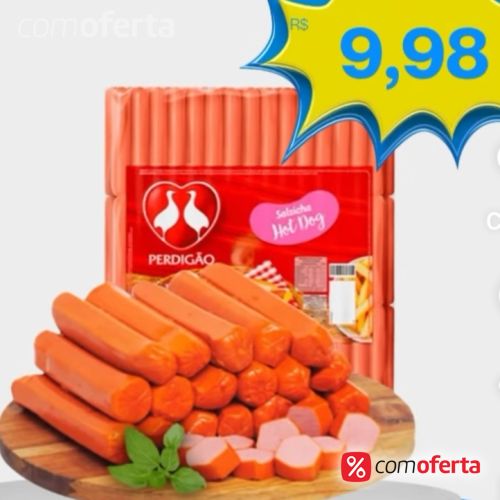 Salsicha Hot Dog Perdigão - Kg