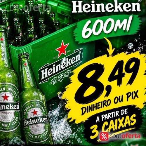 Cerveja Heineken 600ml Garrafa (Retornável)