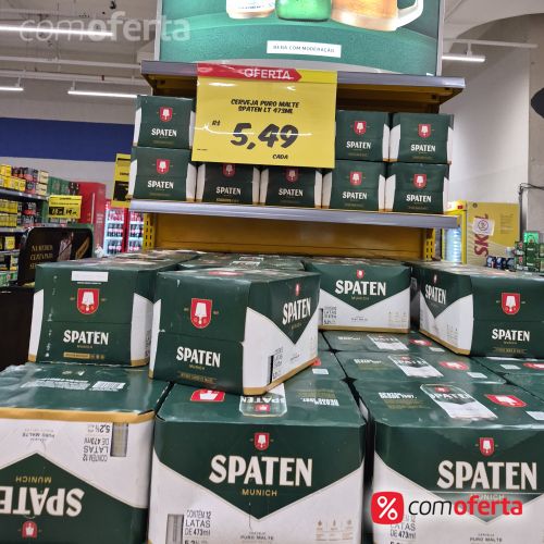 Cerveja Spaten Puro Malte Munich 473ml - Latão