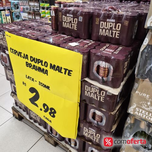 Cerveja Brahma Duplo Malte 350ml - Lata