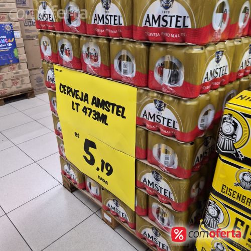 Cerveja Amstel Lager 473ml - Latão
