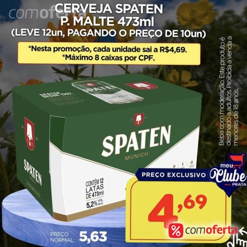 Cerveja Spaten Puro Malte Munich 473ml - Latão