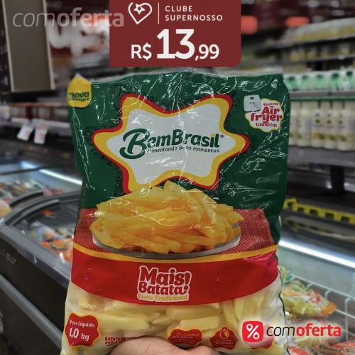 Batata Congelada Frita Bem Brasil 1,05kg