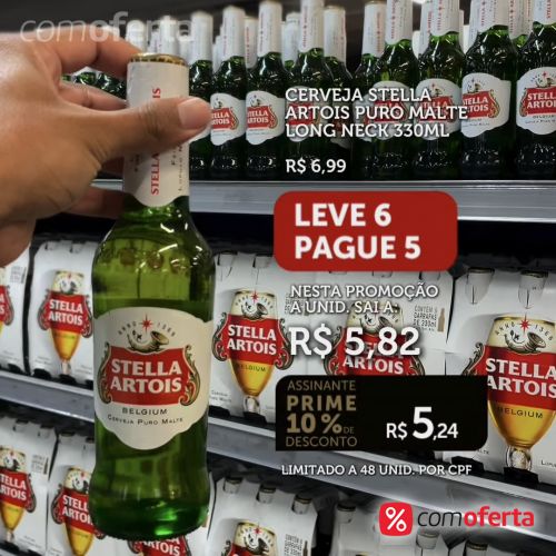 Cerveja Stella Artois Long Neck 330ml