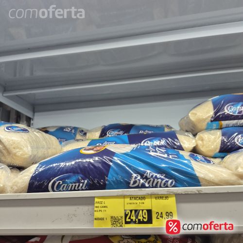 Arroz Branco Camil Tipo 1- 5kg