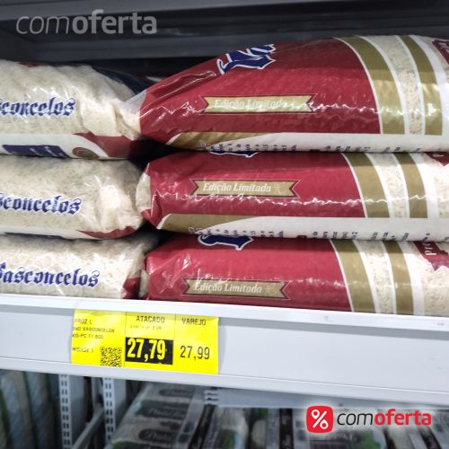 Arroz Branco Vasconcelos Tipo1 - 5Kg