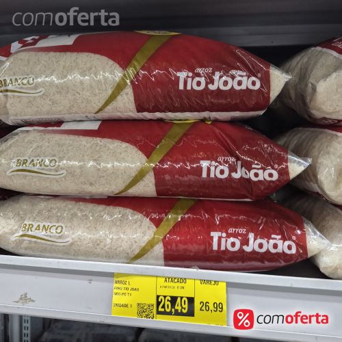 Arroz Branco Tio João Tipo 1 - 5kg