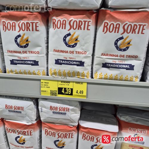 Farinha de Trigo Boa Sorte 1kg