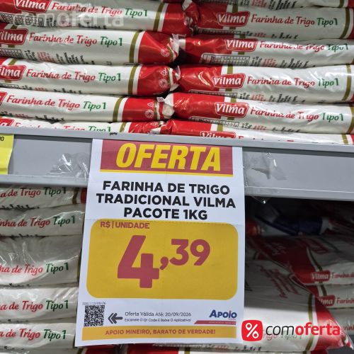 Farinha de Trigo Vilma Tradicional 1kg