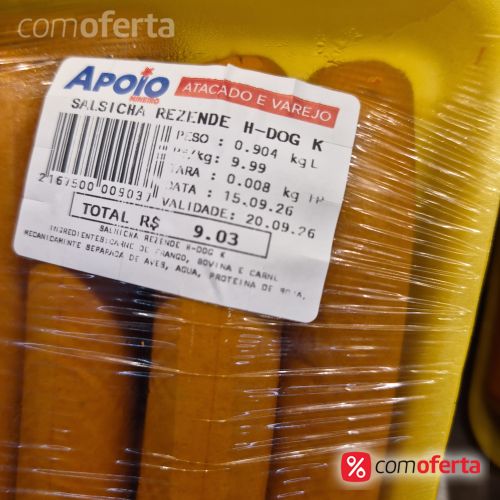 Salsicha Hot Dog Rezende - kg