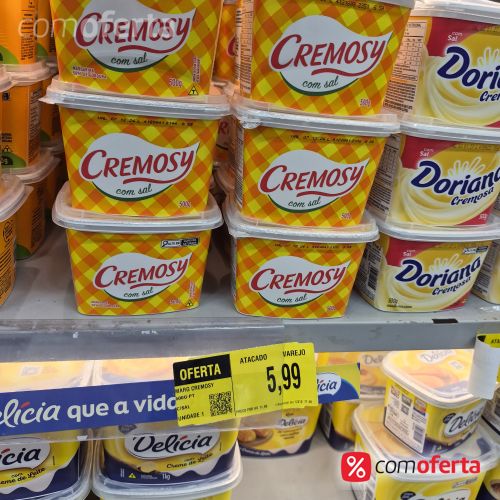 Margarina Cremosy com sal - 500g