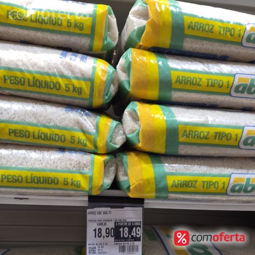 Arroz Branco ABC Tipo 1- 5kg