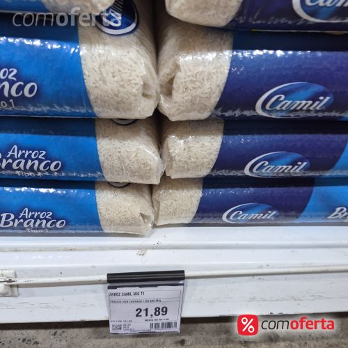 Arroz Branco Camil Tipo 1- 5kg
