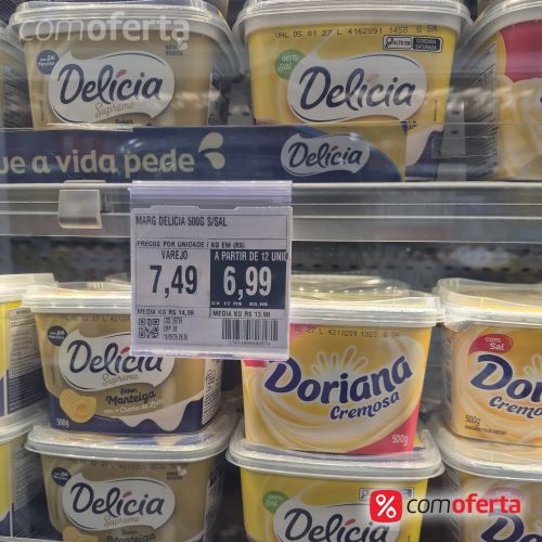 Margarina Delícia 500g