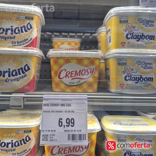 Margarina Cremosy com sal - 500g