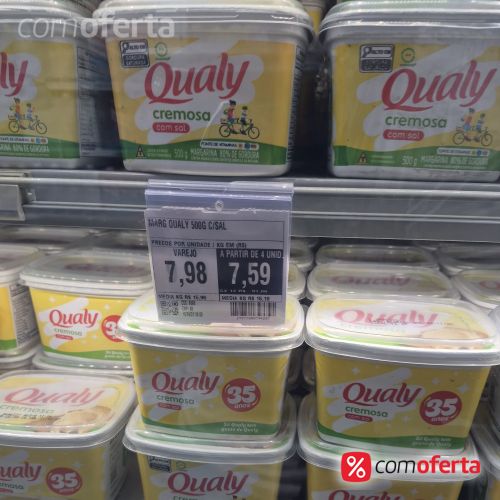 Margarina Qualy Com Sal 500g