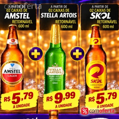 Cerveja Stella Artois Pure Gold 600ml (Retornável)
