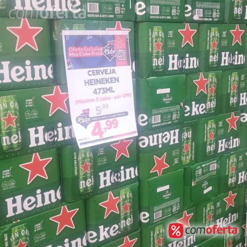 Cerveja Heineken 473ml - Latão