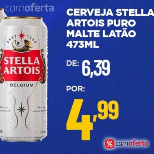 Cerveja Stella Artois 473ml - Latão