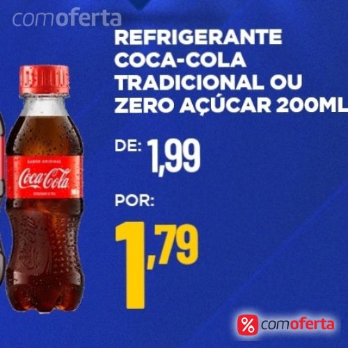 Refrigerante Coca Cola Tradicional Pet 200 ml