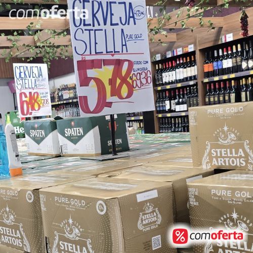 Cerveja Stella Artois Pure Gold 473ml Latão