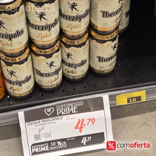 Cerveja Therezópolis Gold 473ml