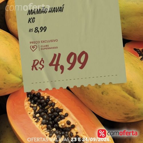 Mamão Havaí kg